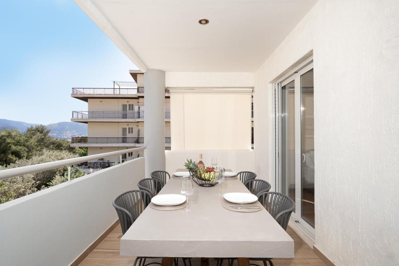 Blue Avra Apartment By A&D Properties Pórto Ráfti Extérieur photo